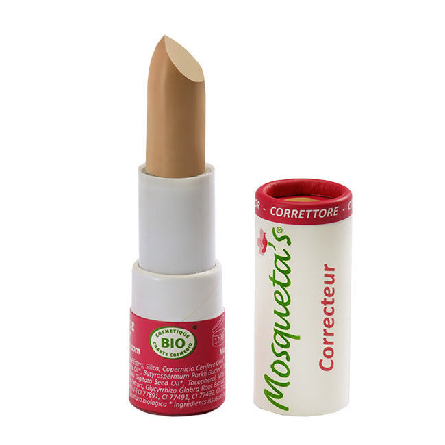 Stick multi correcteur bio à l'huile de rose musquée - Beige moyen n°2