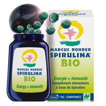 Spiruline bio 180 comprimés - Cure 1 mois