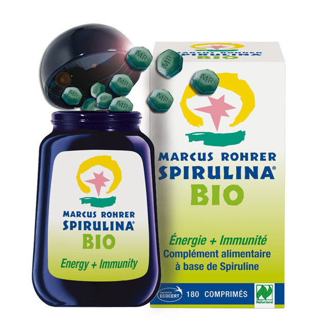Spiruline bio 180 comprimés - Cure 1 mois