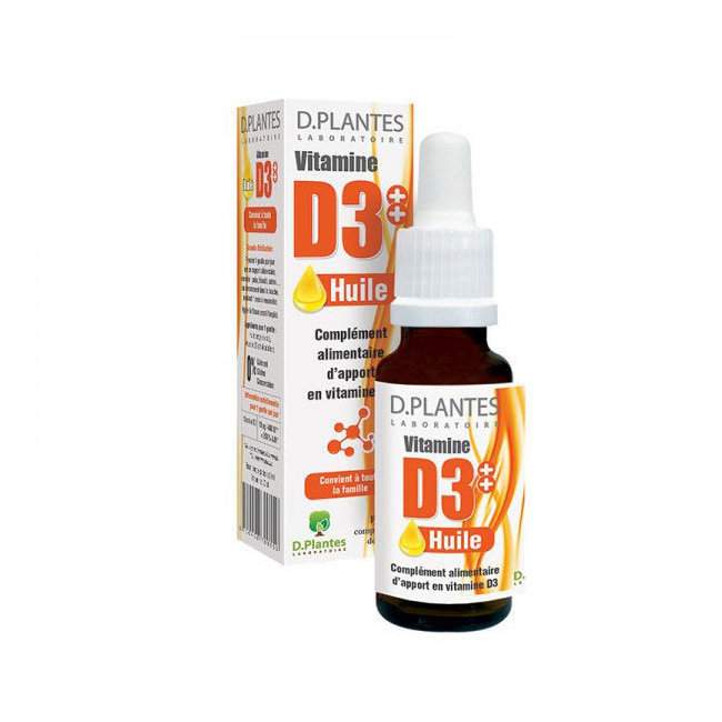 Vitamine D3++ Huile - flacon 20 ml