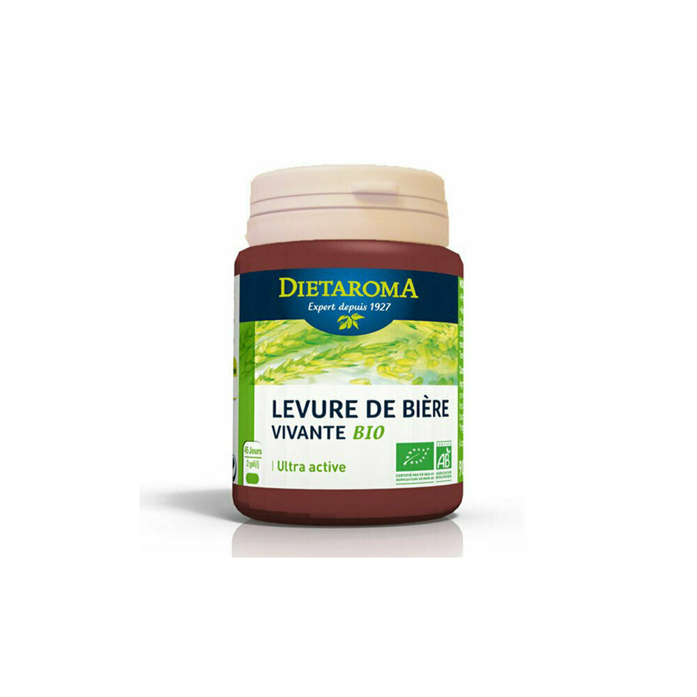 Levure de bière vivante bio de Dietaroma 90 gélules