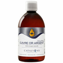 Cuivre Or Argent oligo élément - Flacon 500 ml