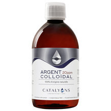 Argent Colloïdal 20 ppm - Antibactérien - Flacon 500 ml