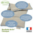 Bouillotte de lin® naturel Classique - 20 x 40 cm