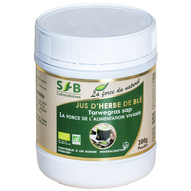 Jus d'herbe de blé bio en poudre - 200g