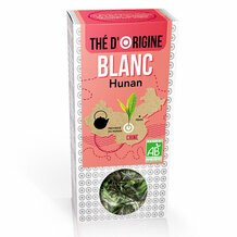 Thé blanc bio Pivoine blanche du Hunan - Boîte de 40g
