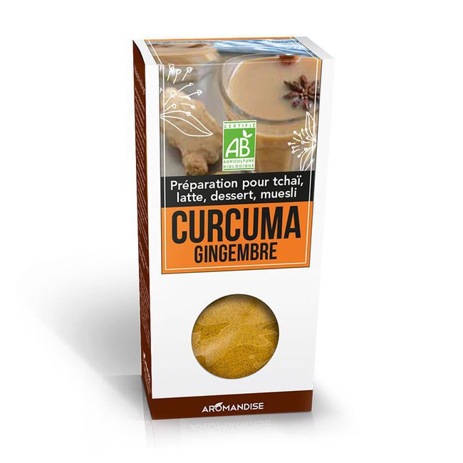 Curcuma Latte Gingembre bio 60g
