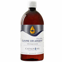 Cuivre Or Argent oligo élément - Flacon 1 Litre