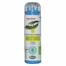 Mustard n°21 Fleurs de Bach bio simple granules sans alcool