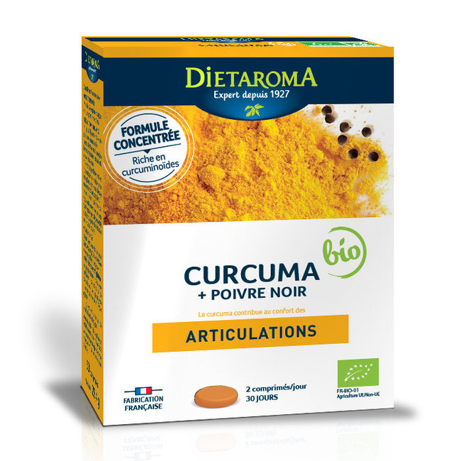 Curcuma 2000 et Poivre noir bio Dietaroma pour Curcuma 2000 et Poivre noir bio Dietaroma pour