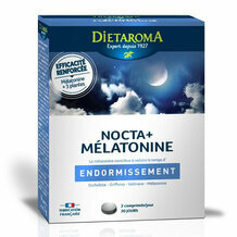 Nocta + Mélatonine - Endormissement - 40 comprimés