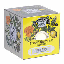 Tisane Digestive bio - Coffret cube métal 24 infusettes