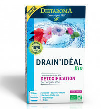 Drain'idéal bio - Détoxification - Bouleau, Radis noir - 20 ampoules