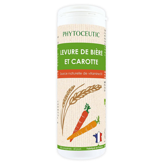 Levure de Bière et Carotte Eclat du teint - 180 comprimés