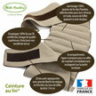 Ceinture au lin® - Soulage les lombaires