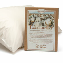 Taie d'Oreiller en coton bio - 40 x 60 cm