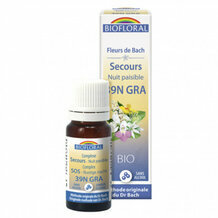 Remède de secours Nuit Paisible - Fleurs de Bach bio Rescue sans alcool granules 10g