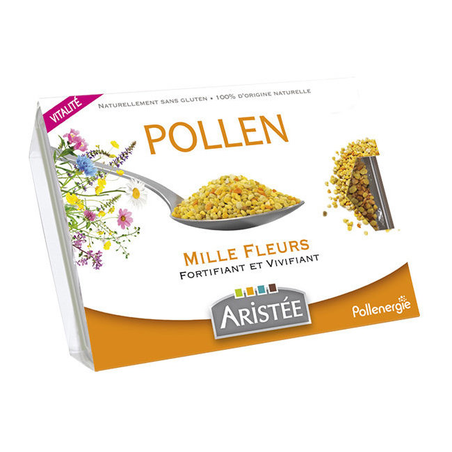 Pollen Mille Fleurs frais - Aristée - Barquette de 250g