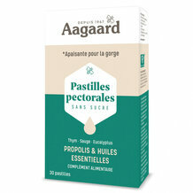 Pastilles Pectorales pour la gorge - Propolis et huiles essentielles - 30 pastilles