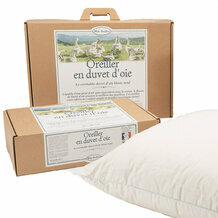 Oreiller Épeautre Bio 30x40 Cm - Confort Cervical, Réglable, Taie Coton Doux - Fabriqué En Bulgarie