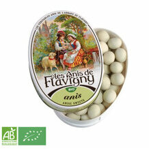 Bonbons Anis de Flavigny Bio - Boîte métal 50g