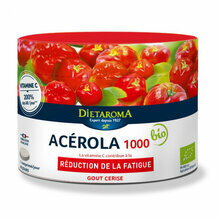 Acérola 1000 bio goût Cerise - 60 comprimés