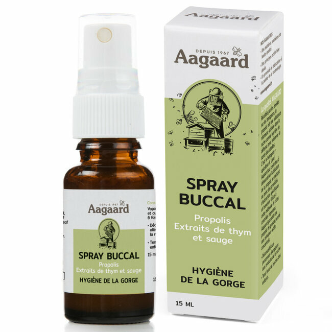 Spray buccal Propolis pour la gorge - 15ml