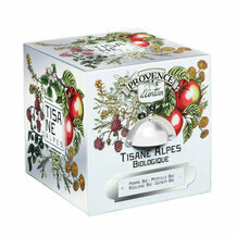 Tisane des Alpes bio - Coffret cube métal 24 infusettes