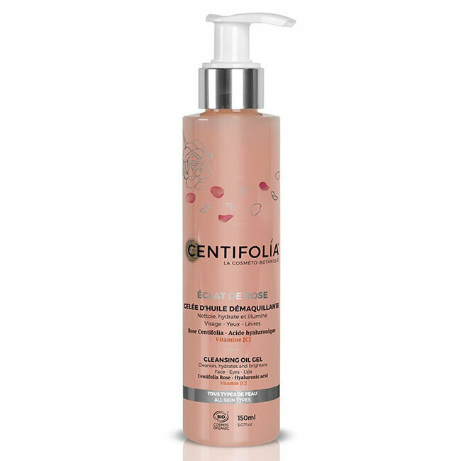Gelée d'huile démaquillante bio - Eclat de Rose 150ml