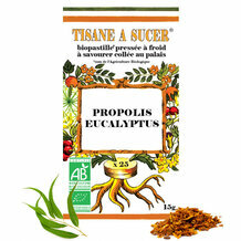 Tisane à sucer - Propolis Eucalyptus bio - 25 pastilles