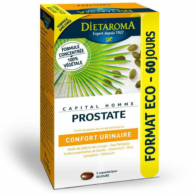 Capital Homme Prostate - Confort urinaire - 120 capsules
