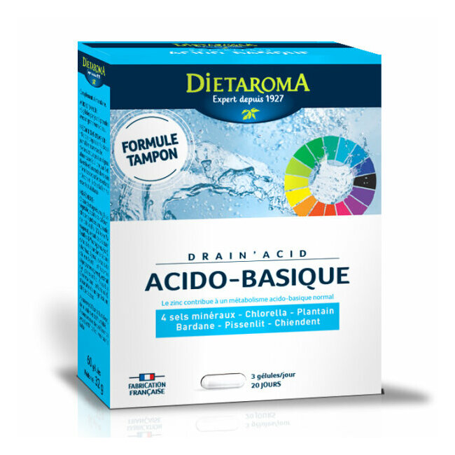 Drain'Acid - Acido basique - 60 gélules