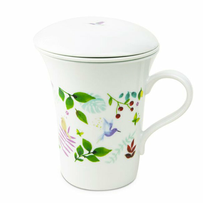 Tisanière Eden en porcelaine d'art 0,25L