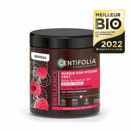 Masque Soin Brillance Bio 3 en 1 - Extrait de Framboise - Pot 250ml