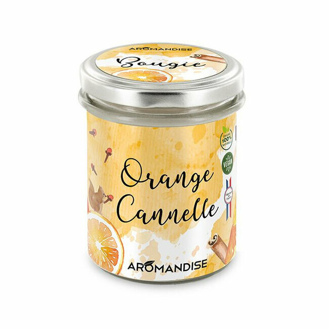 Bougie d'Ambiance Orange Cannelle - 150g