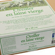 Oreiller en Laine Vierge de mouton bio - 40 x 60 cm