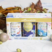 Coffret Thés japonais de Noël bio 220g