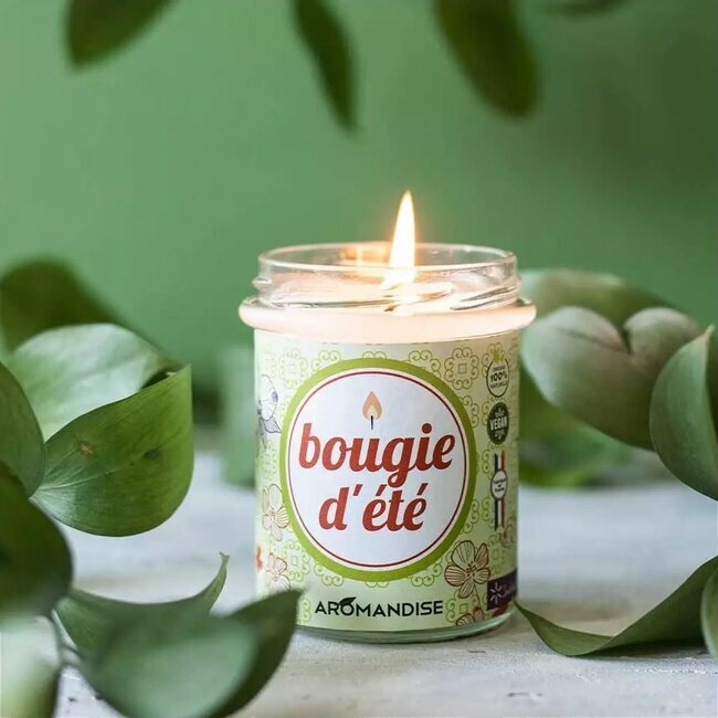 Bougie d'Eté Citronnelle Géranium - 150g