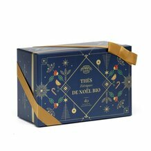 Coffret métal Thés Féériques de Noël bio - 40 sachets