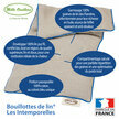 Bouillotte de lin® L'Intemporelle N°5 - Motif Bleu floral