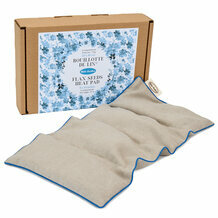 Bouillotte de lin® L'Intemporelle N°5 - Motif Bleu floral