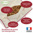 Bouillotte de Cerise L'Intemporelle n°6 - Motif floral rose
