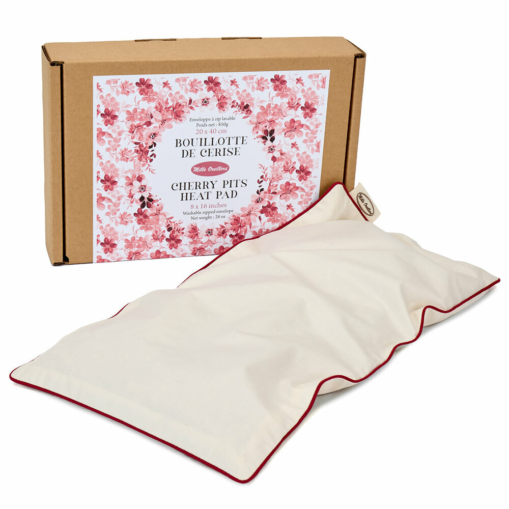 Bouillotte de Cerise L'Intemporelle n°6 - Motif floral rose