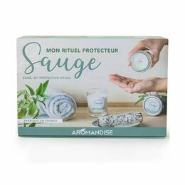 Coffret Mon Rituel Protecteur Sauge - Bougies et tresse