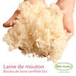 Coussin d'allaitement et maternit&eacute; en Laine vierge