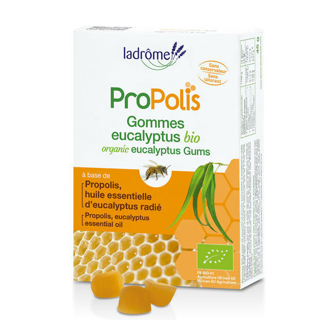 Gommes Bio à la Propolis et l'Eucalyptus 45g