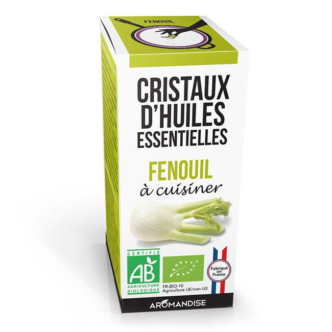 Cristaux d'huiles essentielles Fenouil bio 10g