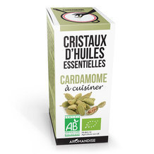 Cristaux d'huiles essentielles Cardamome bio 10g