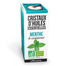 Cristaux d'huiles essentielles Menthe bio 10g