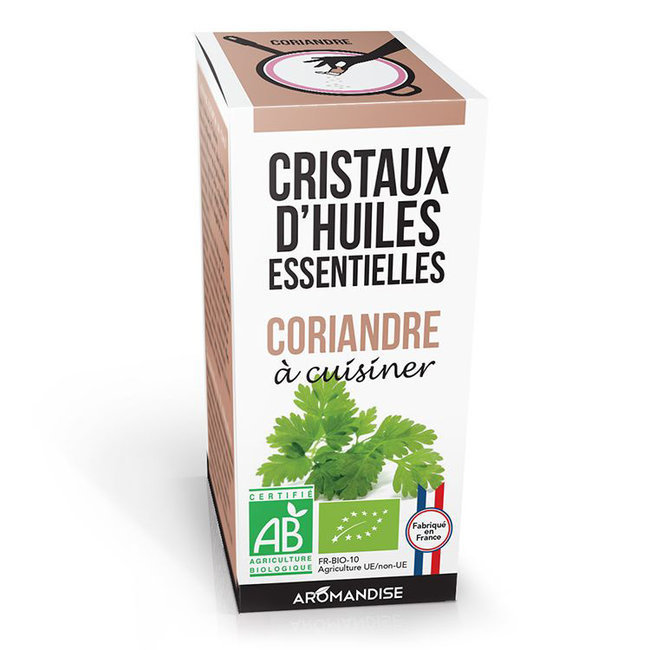 Cristaux d'huiles essentielles Coriandre bio 10g